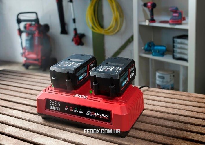Зарядное устройство двойное, SKIL 3128 AA, 2,4 A
