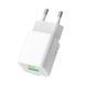 Мережевий зарядний пристрій ColorWay GaN Mini 30W PD Port PPS USB (Type-C PD + USB QC4.0) White (CW-CHS053PD-WT)