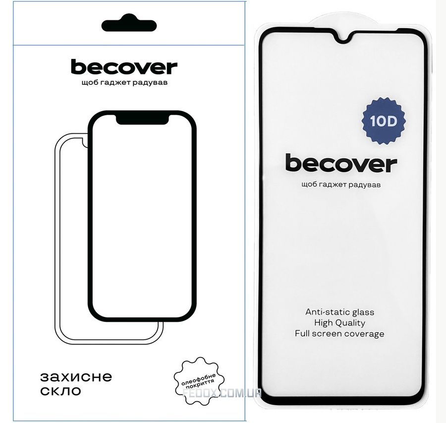 Захисне скло BeCover для Realme C51 10D Black (711343)