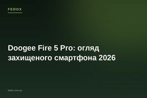Doogee Fire 5 Pro: обзор защищённого смартфона 2026
