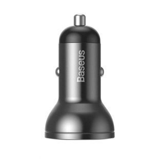 Baseus Digital Display Dual USB 4.8A Car Charger 24W tarnish