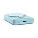 Мобільний Павербанк Black Voron Magsafe 10000mAh. Blue. Потужний Зовнішній акумулятор. Швидка зарядка 22.5W з підставкою. Magnetic battery pack. Charger powerbank.