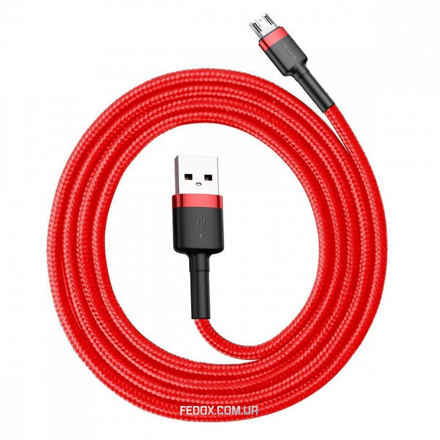 Кабель Baseus Cafule Micro USB 2.4A (1m)