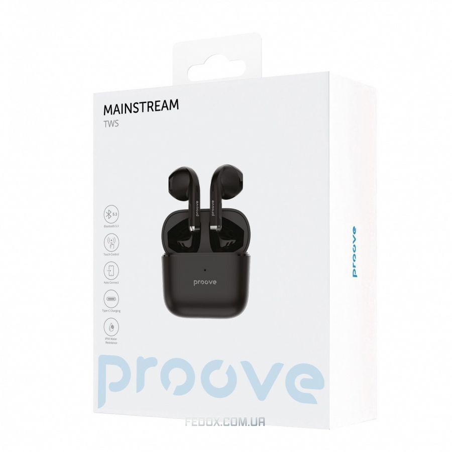 Бездротові навушники Proove Mainstream TWS black