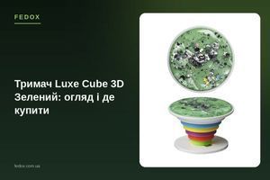 Держатель Luxe Cube 3D Зеленый: обзор и где купить