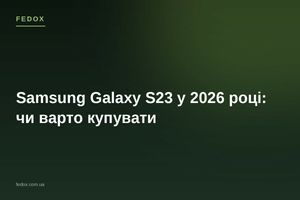 Samsung Galaxy S23 у 2026 році: чи варто купувати