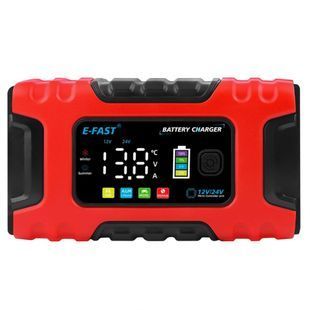Зарядний пристрій E-Fast TK600 12V10A 24V/5A CS red
