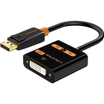 Адаптер Cabletime DisplayPort - DVI (M/F), 0.2 м, Black (CP24B)
