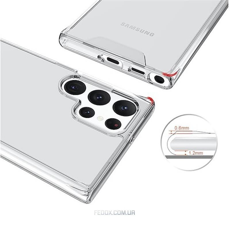 Чехол-накладка BeCover Space Case для Samsung Galaxy S22 Ultra SM-S908 Transparancy (708256), Прозрачный