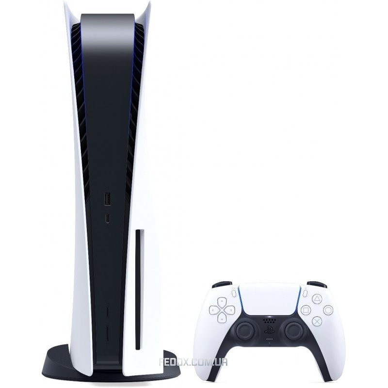 Ігрова консоль Sony PlayStation 5 (2 геймпади DualSense) (Blue-ray) (825 ГБ)