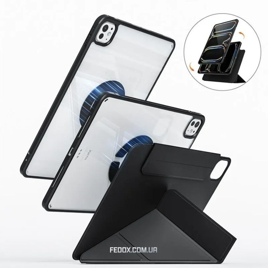Чохол-книжка BeCover Ultra Slim Origami Flex для Apple iPad Pro 11 M4 (2024) Black (712977), чорний
