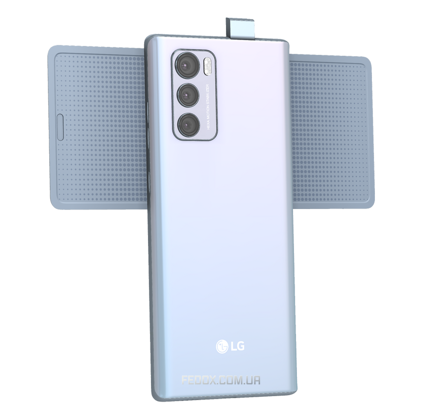 Смартфон LG Wing 5G 8/128Gb (DUOS) Illusion Sky (Snapdragon 765G) 4000 МaЧ 2 Sim