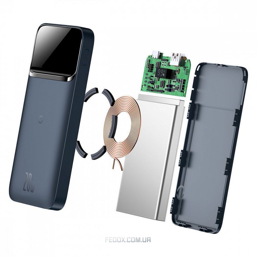 Портативна Батарея Baseus Magnetic Wireless 10000mAh 20W