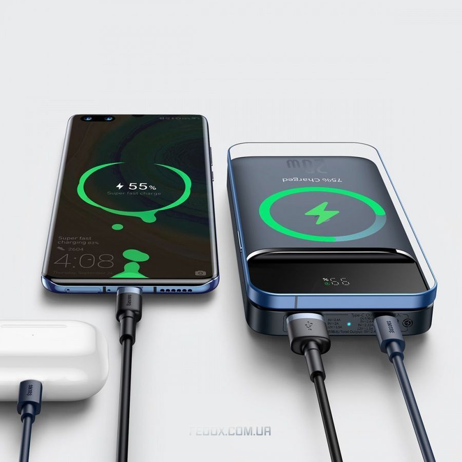 Портативна Батарея Baseus Magnetic Wireless 10000mAh 20W