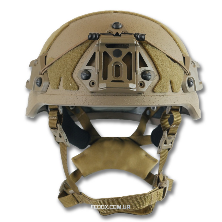 Балістична каска (шолом) NIJ-IIIA Sestan-Busch. Helmet (BK-ACH-MC) GEN-II (Ця Модель закриває Пів-Вуха) Coyote-Пісочний Оригінал із чохлом. Виробник Хорватія.