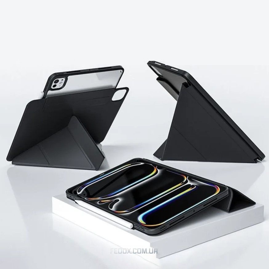 Чохол-книжка BeCover Ultra Slim Origami Flex для Apple iPad Pro 13 (2024) Black (712978), чорний