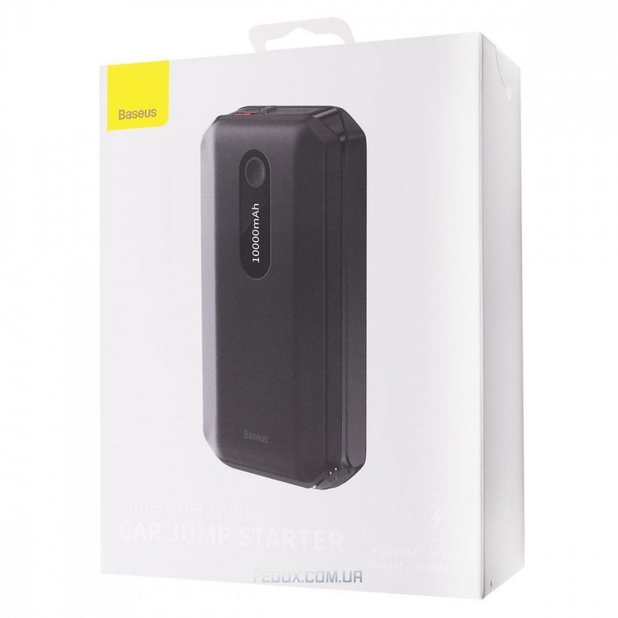 Baseus Super Energy Air Car Jump Starter 10000mAh black