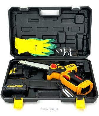 Бесщеточная аккумуляторная мини-пила DeWalt DCMPS520P1 (36V,5AH) Пила Деволт 20 см с автоматической смазкой