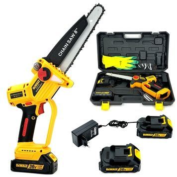 Бесщеточная аккумуляторная мини-пила DeWalt DCMPS520P1 (36V,5AH) Пила Деволт 20 см с автоматической смазкой