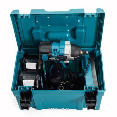 Гайковерт ударний Makita (TW005GM) Акумуляторний безщітковий (48V / 6Ah) Потужний імпакт-ключ Макіта (+Набір насадок / +2 АКБ)