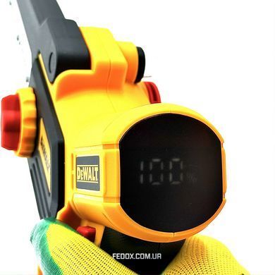 Бесщеточная аккумуляторная мини-пила DeWalt DCMPS520P1 (36V,5AH) Пила Деволт 20 см с автоматической смазкой