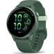 Смарт-годинник Garmin Vivoactive 6 Metallic Jasper Green with Jasper Green Silicone Band (010-02985-42)