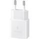 Мережевий зарядний пристрій Samsung EP-T1510X White, 1xUSB Type-C, 15W + кабель USB Type-C (EP-T1510XWEGEU)