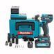 Гайковерт ударний Makita (TW005GM) Акумуляторний безщітковий (48V / 6Ah) Потужний імпакт-ключ Макіта (+Набір насадок / +2 АКБ)