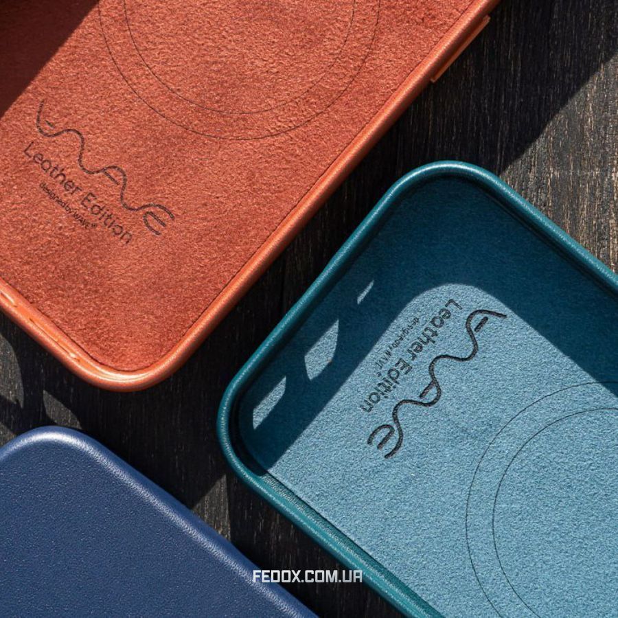 Чохол WAVE Premium Leather Edition Case with Magnetic Ring iPhone 13 Pro