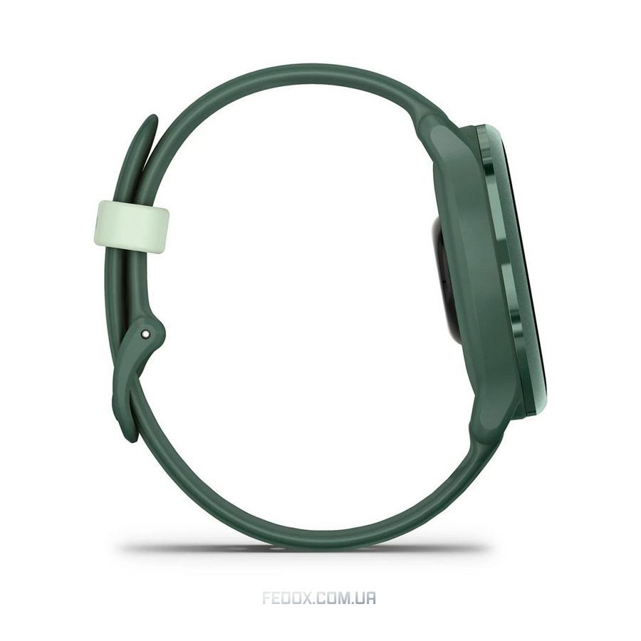 Смарт-годинник Garmin Vivoactive 6 Metallic Jasper Green with Jasper Green Silicone Band (010-02985-42)