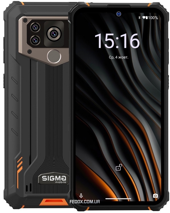 Смартфон Sigma mobile X-treme PQ55 Dual Sim Black/Orange