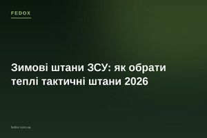 Зимові штани ЗСУ: як обрати теплі тактичні штани 2026