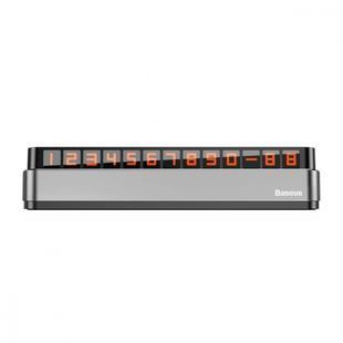 Parking Card Baseus Moonlight Box Series Temporary Parking Number Plate gray