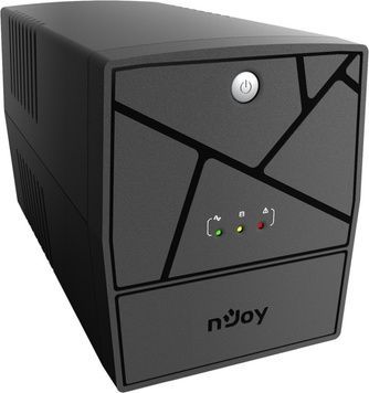 Джерело безперебійного живлення NJOY Keen 1000 (UPLI-LI100KU-CG01B), Lin.int., AVR, 4 x евро, USB, пластик