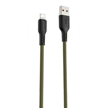 Кабель Proove Rebirth Lightning 2.4A (1m) green