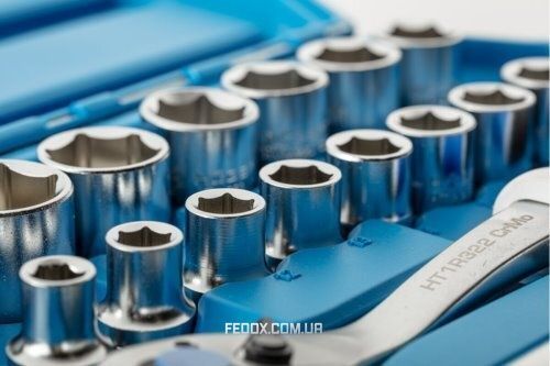 Набір інструментів 1/2", HT1R424 (89 шт) Hoegert