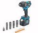 Гайковерт ударний Makita (TW002GZ) Акумуляторний безщітковий 1000Hm (48V / 9Ah) імпакт-ключ Макіта (+Набір головок / +2 АКБ)