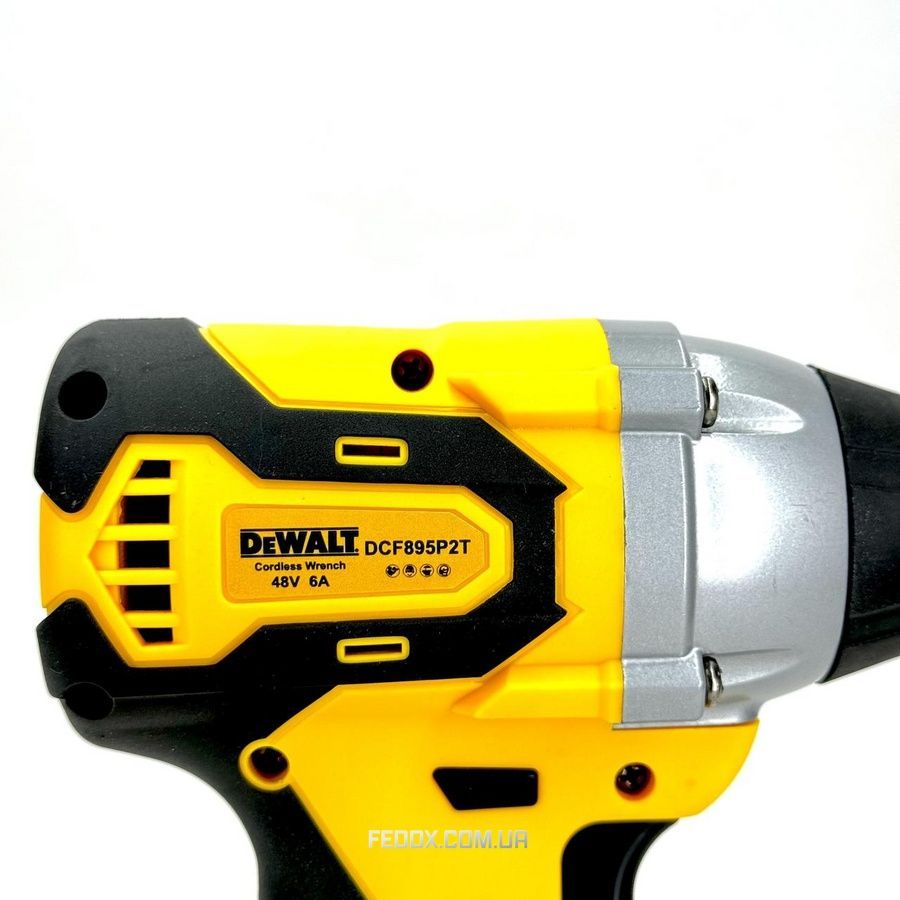 Гайковерт DeWalt (DCF895P2T) акумуляторний (48V, 6AH) Безщітковий потужний ударний гайковерт Деволт (+2 АКБ)