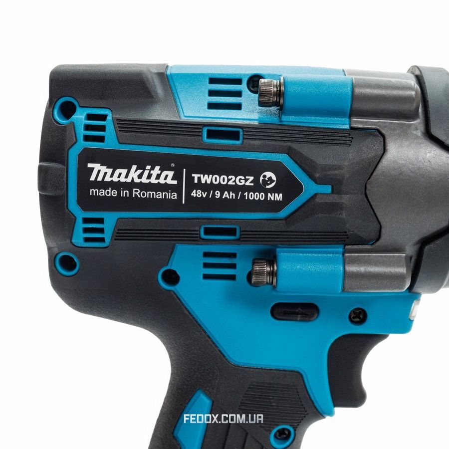 Гайковерт ударний Makita (TW002GZ) Акумуляторний безщітковий 1000Hm (48V / 9Ah) імпакт-ключ Макіта (+Набір головок / +2 АКБ)