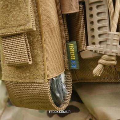 Відкритий підсумок койот під турнікет з кріпленнями для ножиць та маркера