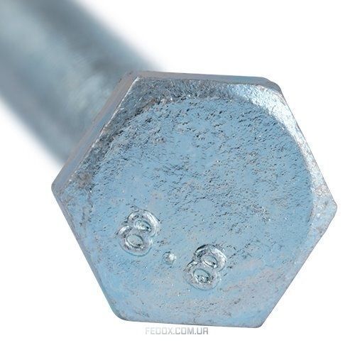 Болт, DIN 933, 8.8, цинк білий, M20*90, SW30