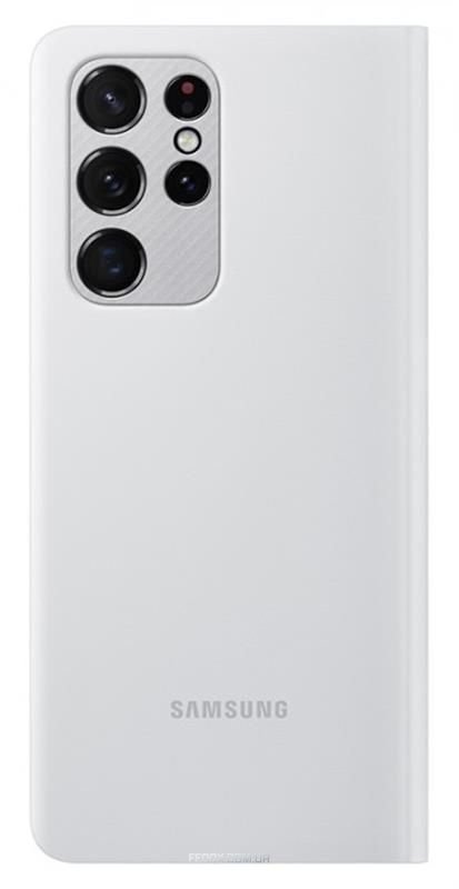 Чехол-книжка Samsung Smart LED View Cover для Samsung Galaxy S21 Ultra SM-G998 Light Gray (EF-NG998PJEGRU)