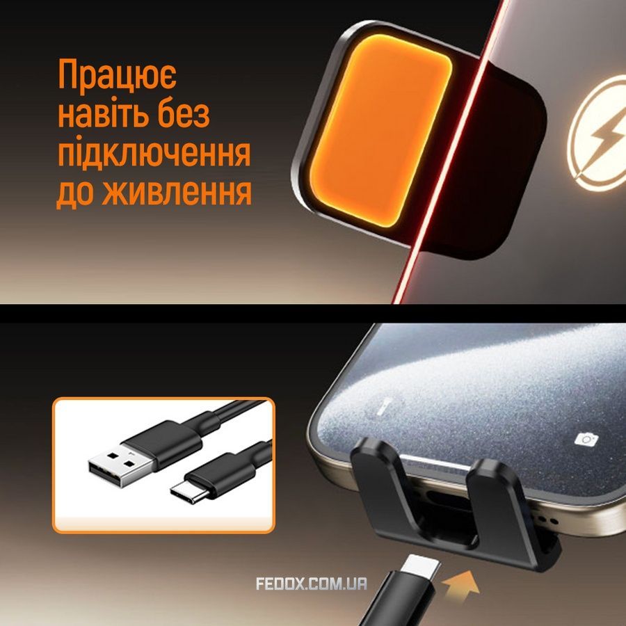 Бездротовий зарядний пристрій ColorWay Ultra-mini 15W Black (CW-CHAW069Q-BK)