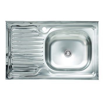 Кухонна мийка з нержавіючої сталі PLATINUM 8050 R, 805х505 мм