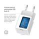 Сетевое зарядное устройство ColorWay GaN Mini 25W PD Port PPS USB-C White (CW-CHS052PDC-WT) + кабель USB Type-C