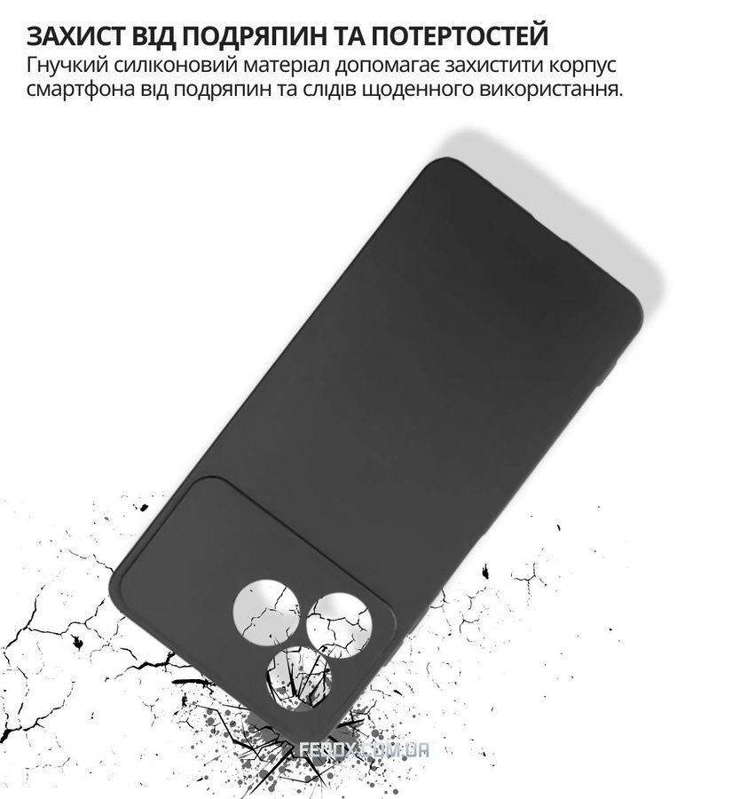 Чохол-накладка BeCover для ZTE Blade A36 / Nubia A36 Black (714936)