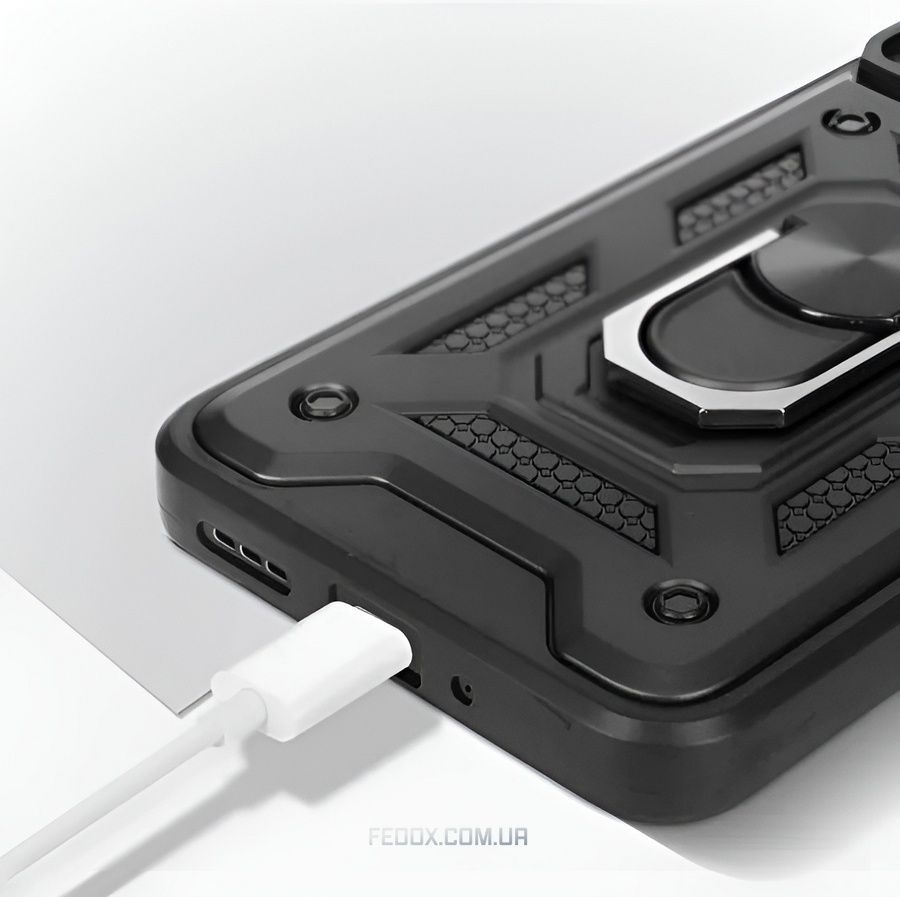Чохол-накладка BeCover Military для Infinix Smart 8 Plus (X6526) Black (711001), чорний