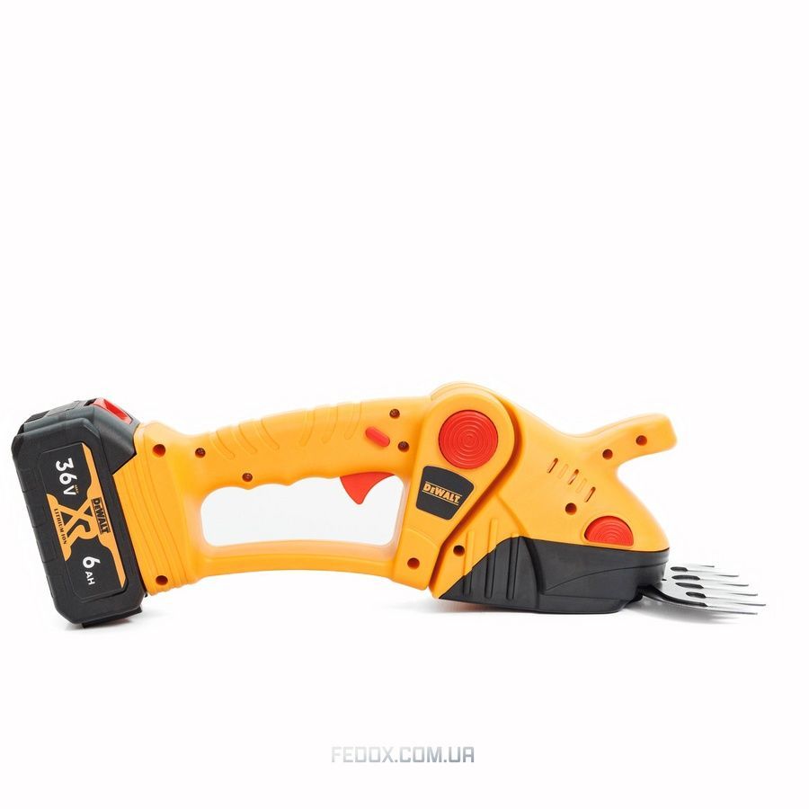 Ножницы-кусторезы DeWalt (DCMHT528N) Аккумуляторные (36V / 6 Ah) Садовые Электроножницы Девольт для травы и кустов (+2 АКБ)