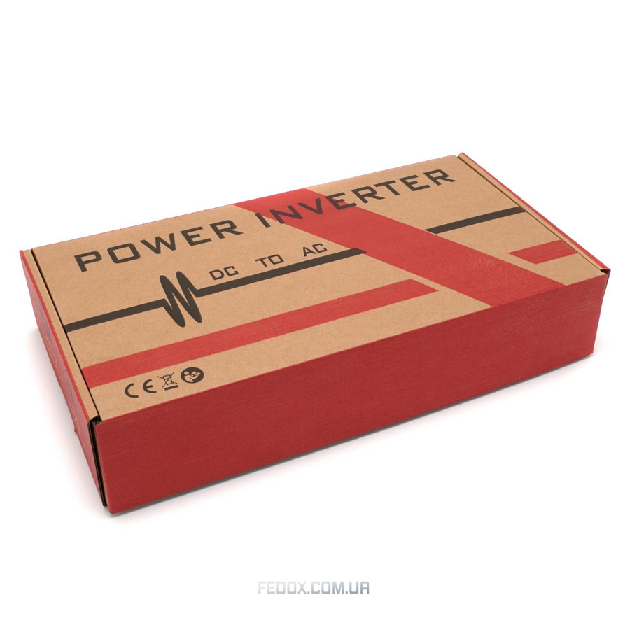 Автомобільний Інвертор 12V vs 220V перетворювач (PowerMaster 1200W/maks 2400W)