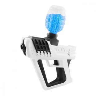 Water Bullet Gun with hydrogel balls white